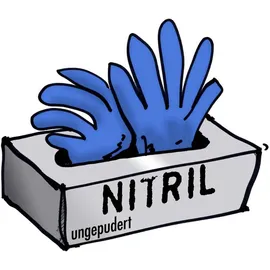 leipold doehle 14694 100 St. Nitril Einweghandschuh Größe (Handschuhe): 8, M