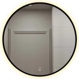 Home Deluxe Rundspiegel DUBI 80 x 80 cm Schwarz