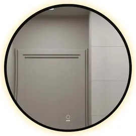Home Deluxe Rundspiegel DUBI 80 x 80 cm Schwarz