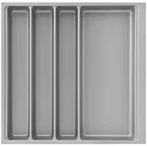 Agoform Scoop II Besteckkasten 474 x 466 x 59 mm Kunststoff Silber