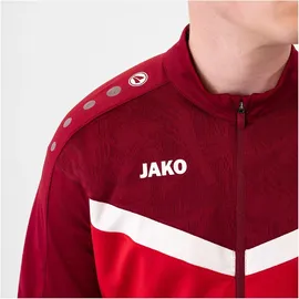 Jako Polyesteranzug Iconic rot/weinrot XL