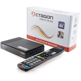 Octagon SX98 V2 4K WL – UHD Satellitenreceiver mit WiFi & Define OS Linux
