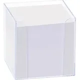 Folia Zettelbox LUXBOX transparent inkl. 800 Notizzettel weiß, 1 St.