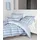 JANINE Modernclassic Unifarben Blau 135 x 200 cm + 80 x 80 cm