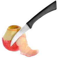 GEFU SENSO Schälmesser 8 cm Schwarz