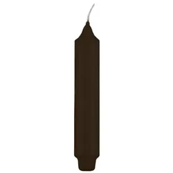 Kopschitz Kerzen Stabkerzen mit Zapfenfuß (Punchkerzen) Chocolate Schokolade 30 x 3 cm, 6 Stück