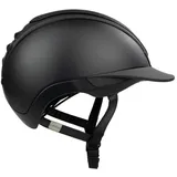 casco Duell One Finesse Reithelm 55-57 cm Schwarz