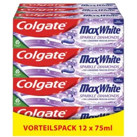 Colgate Max White Sparkle Diamonds Zahnpasta 12 x 75 ml
