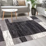 Mazovia Modern Teppich - Kurzflor - Teppich für Wohnzimmer, Schlafzimmer, Esszimmer - ÖKO-TEX Wohnzimmerteppich, Robust und pflegeleicht, Niedrige Florhöhe – Teppiche - grau 160 x 230 cm