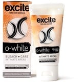 EXCITE O-WHITE Aufhellungscreme für den Intimbereich. Für Frauen und Männer. Aufhellende und pflegende Wirkung für die Haut der Achseln, des Schritts und der intimsten Körperteile. 50 ml