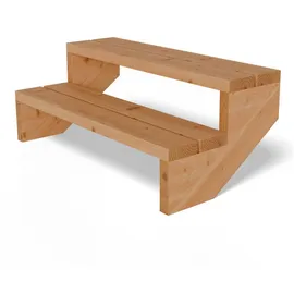 Gartenwelt Riegelsberger Terrassentreppe 95 cm Lärche