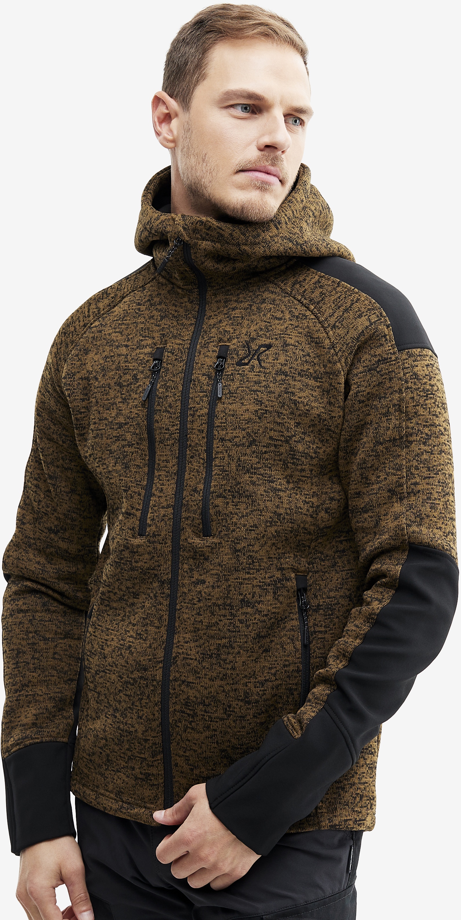 Tornado Hoodie Herren Mustard, Größe:M - Herren > Oberteile > Hoodies - Gelb