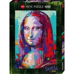 HEYE Puzzle Mona Lisa, 1000 Puzzleteile, Made in Germany bunt