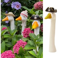 Of Gänsehals Gartenstecker Gans - Höhe 35 bis 38