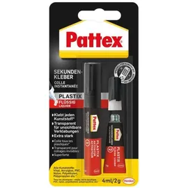 Pattex Sekundenkleber Plastix 2 g + 4 ml