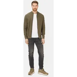 CAMEL ACTIVE Strickjacke aus reiner Baumwolle oliv S