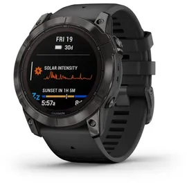Garmin fenix 7X Pro Sapphire Solar schwarz/carbongrau