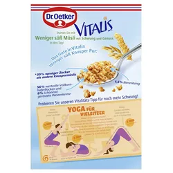 Dr. Oetker Müsli Vitalis Knusper Weniger Süß (1,5 kg)