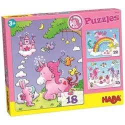 HABA 300299 Puzzles Einhorn Glitzerglück