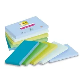 Post-it Super Sticky Notes Oasis Collection Haftnotizen extrastark farbsortiert, 5 Blöcke
