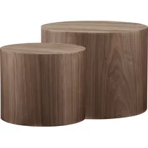 SalesFever Couchtisch 2er Set Walnuss