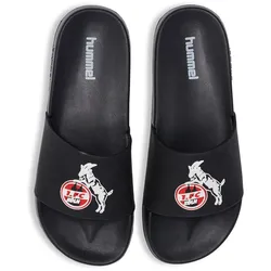 hummel 1. FC Köln Badelatschen 2024/25 1198 - anthracite/chinese red 45