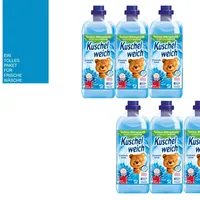 6x1L Kuschelweich Weichspüler Classic Sommerwind | Frische-Wäsche-Gefühl 228WL