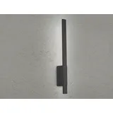 Trio Außenwandleuchte Aluminium 50,0 cm inkl. Bewegungsmelder schwarz