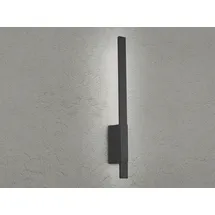 Trio Außenwandleuchte Aluminium 50,0 cm inkl. Bewegungsmelder schwarz