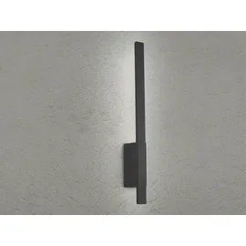 Trio Außenwandleuchte Aluminium 50,0 cm inkl. Bewegungsmelder schwarz