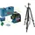 Bosch Linienlaser GLL 3-80 C mit 4 x 1,5 V-LR6 AA1 Akku-Adapter Baustativ BT 150