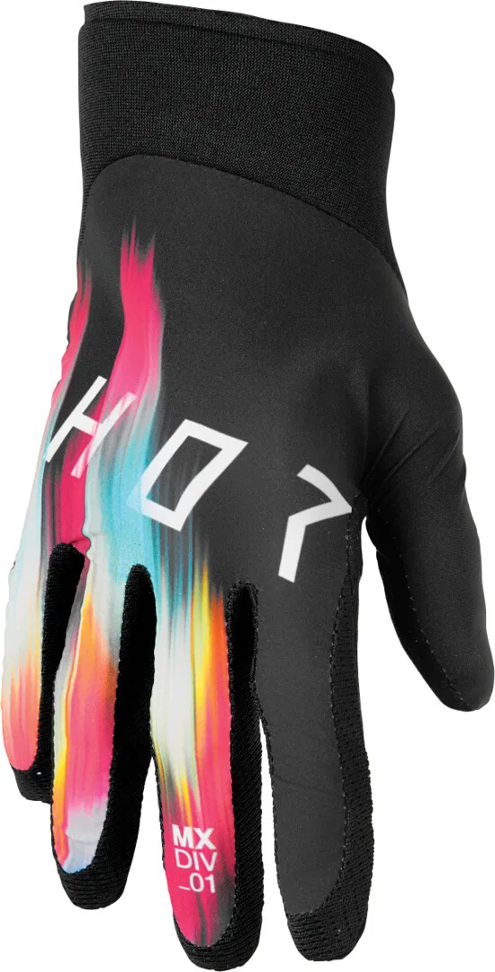 Thor Agile Theory Motocross Handschuhe, schwarz, Größe XS für Männer