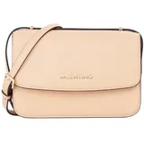 Valentino Flap Re Umhängetasche Kunstleder Beige/Braun