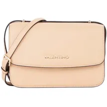 Valentino Flap Re Umhängetasche Kunstleder Beige/Braun
