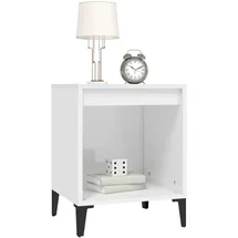 vidaXL Nachtschrank 2 Stk. 40 x 35 x 50 cm Hochglanz-Weiß