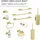 Wenko Turbo-Loc® Bad Acessoires Toilettenpapierhalter mit Deckel Orea Gold Matt, Befestigen ohne bohren
