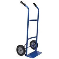 Toolland Sackkarre, ergonomisch geformte Handgriffe, Stahl, Blau, Tragkraft 80