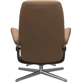 Stressless Stressless® Relaxsessel »Consul«, mit Cross Base, Größe S, M & L, Holzakzent Wenge braun