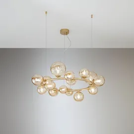 LUCE ambiente Design Honey 16-flg. Ø 82 cm gold