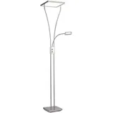 Deckenfluter Stehlampe Stehleuchte dimmbar Leselampe beweglich LED H 195 cm