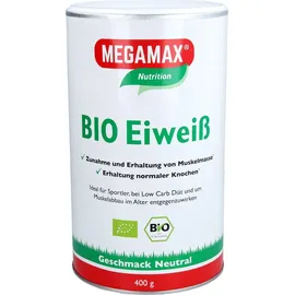 MEGAMAX Bio Eiweiß Neutral Pulver 400 g