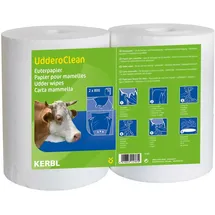 Kerbl Euterpapier UdderoClean 2x800 Bl., spez. f. Nassrein.