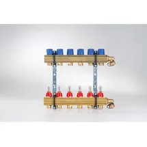 Empur Empur, Messing-Verteiler, Version 2.0 HKV-D 13 Heizkreise, mit Durchflussmesser