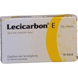 Lecicarbon E CO2-Laxans für Erwachsene 10 St Erwachsenen-Suppositorien