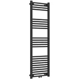 neu.haus Handtuchheizkörper Voss 1400 x 500 mm 570 W schwarz Mittelventil