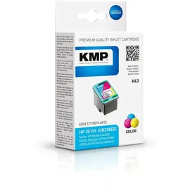 KMP H43 kompatibel zu HP 350XL CMY