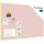 ALLboards Pinnwand 90 x 60 cm Pastellrosa