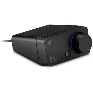 EPOS I Sennheiser GSX 300, Gaming Dac / externe USB-Soundkarte mit 7.1 Surround Sound, hochauflösende Audio EQ Voreinstellungen für Gaming, Filme und Musik – Gaming Soundkarte für PC und Mac, Schwarz