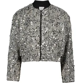 Betty & Co Blouson mit Pailletten in Black/Silver | Gr.: 34