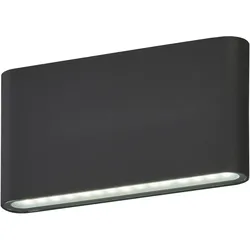 FISCHER & HONSEL Wandleuchte "Scone", beige (sandschwarz), B:17,50cm H:9,00cm, Lampen, langlebige LED